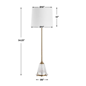   Seeded Glass Buffet Lamp | Oroa.com
