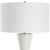Modern European furniture - White Ceramic Table Lamp - www.oroa.com