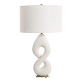 Twisted White Stone Table Lamp | Uttermost Meridian
