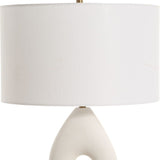 Twisted White Stone Table Lamp | Uttermost Meridian