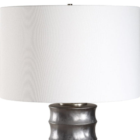 Bronze Porcelain Scalloped Table Lamp | Uttermost Corvair