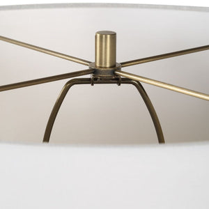   Bronze Porcelain Scalloped Table Lamp | Oroa.com