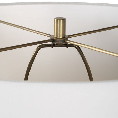 Bronze Porcelain Scalloped Table Lamp | Uttermost Corvair
