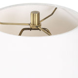 Channeled Brown Porcelain Table Lamp | Uttermost Keoghan