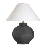 Modern European furniture - Black Porcelain Table Lamp - www.oroa.com
