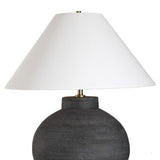 Modern European furniture - Black Porcelain Table Lamp - www.oroa.com