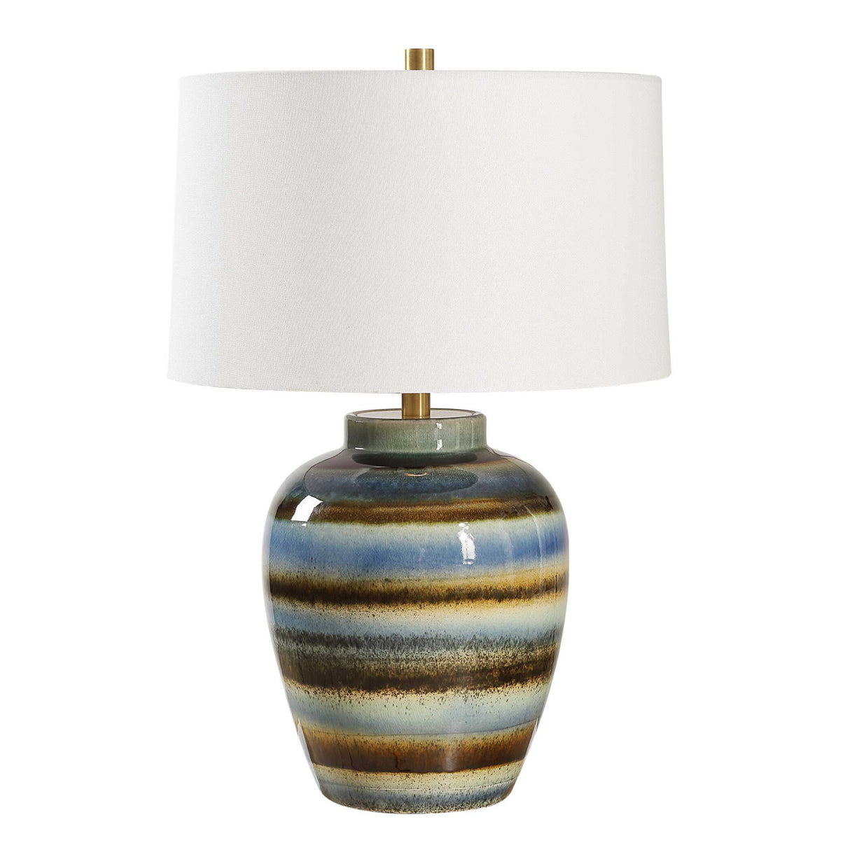 Multi-Toned Ceramic Table Lamp | Uttermost Judarn