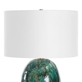 Green Dripped Ceramic Table Lamp | Uttermost Ceralene