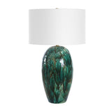 Green Dripped Ceramic Table Lamp | Uttermost Ceralene