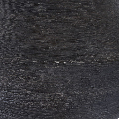 Black Textured Ceramic Table Lamp | Uttermost Helston