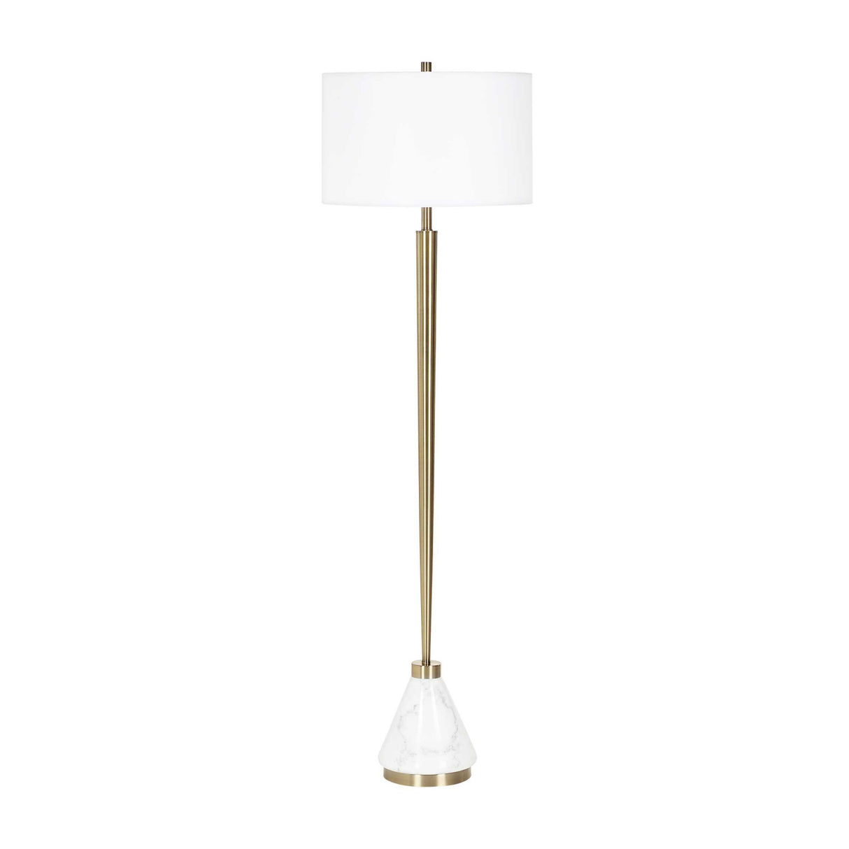Tapered Brass Floor Lamp | Uttermost Curran