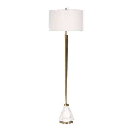 Tapered Brass Floor Lamp | Uttermost Curran