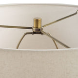 Modern European furniture - Stacked Travertine Table Lamp - www.oroa.com
