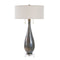 Glass Base Linen Table Lamp | Uttermost Cardoni - www.oroa.com