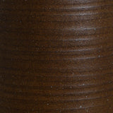 Ridged Brown Ceramic Table Lamp | Uttermost Trexler