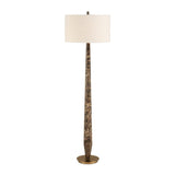 Emperador Brown Marble Floor Lamp | Uttermost Tyree