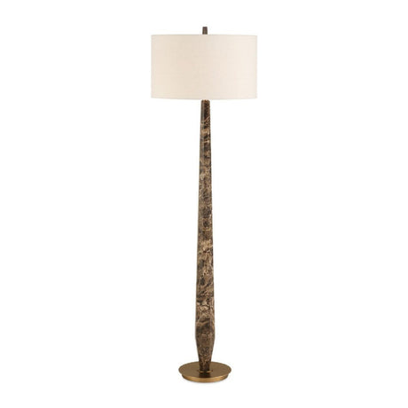 Emperador Brown Marble Floor Lamp | Uttermost Tyree