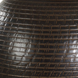   Ribbed Bronze Ceramic Table Lamp | Oroa.com