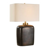 Modern European furniture - Bronze Ceramic Table Lamp - www.oroa.com