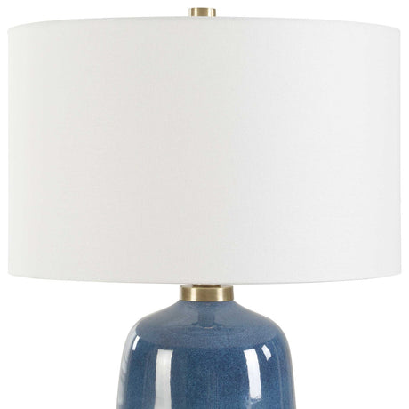 Blue Glazed Ceramic Table Lamp | Uttermost Brae