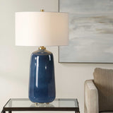 Blue Glazed Ceramic Table Lamp | Uttermost Brae