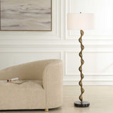 Wavy Bronze Floor Lamp | Uttermost Remolino