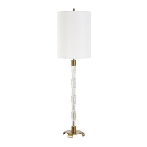   Embossed Crystal Column Buffet Lamp | Oroa.com
