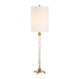 Embossed Crystal Column Buffet Lamp | Uttermost York