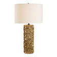 Modern European furniture - Jagged Metallic Gold Table Lamp - www.oroa.com