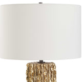 Modern European furniture - Jagged Metallic Gold Table Lamp - www.oroa.com