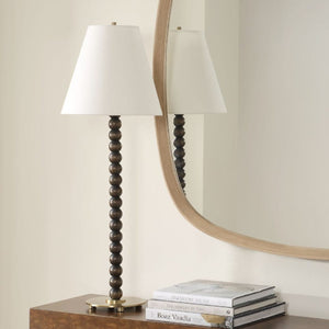   Stacked Wooden Spheres Buffet Lamp | Oroa.com