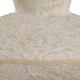 Modern European furniture - Aged White Ceramic Table Lamp - www.oroa.com