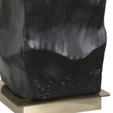 Organic-Shaped Black Ceramic Table Lamp | Uttermost Altaria