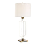 Transparent Base Cordless Table Lamp | Uttermost Outline