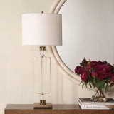 Transparent Base Cordless Table Lamp | Uttermost Outline