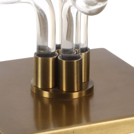 Transparent Base Cordless Table Lamp | Uttermost Outline