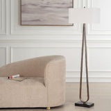 Minimalist Bronze Floor Lamp | Uttermost Galloway