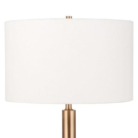 Tapered Black Metal Floor Lamp | Uttermost Stowe
