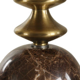 Modern European furniture - Brown Marble Buffet Lamp - www.oroa.com