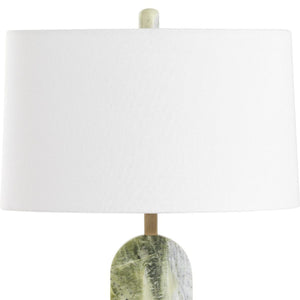   Green Marble Table Lamp | Oroa.com
