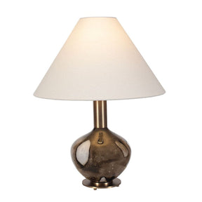 Brown Patterned Glass Table Lamp by Uttermost Montagu
