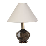 Modern European furniture - Brown Patterned Glass Table Lamp - www.oroa.com