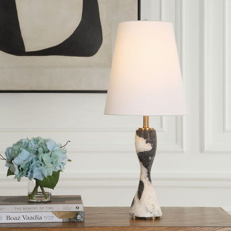 Marble Hourglass Buffet Lamp | Uttermost Marcela
