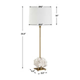 White Coral Sculpture Buffet Lamp | Uttermost Caronia