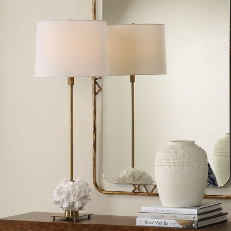   White Coral Sculpture Buffet Lamp | Oroa.com