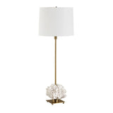 White Coral Sculpture Buffet Lamp | Uttermost Caronia