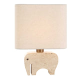 Modern European furniture - Travertine Elephant Accent Lamp - www.oroa.com