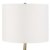 Twisted Brass Cordless Buffet Lamp | Uttermost Spiraling