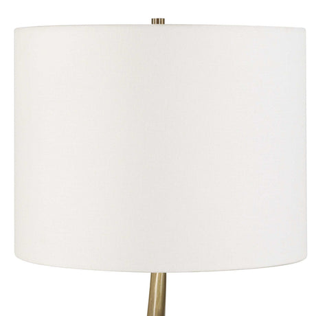 Twisted Brass Cordless Buffet Lamp | Uttermost Spiraling
