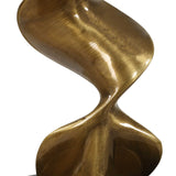 Twisted Brass Cordless Buffet Lamp | Uttermost Spiraling